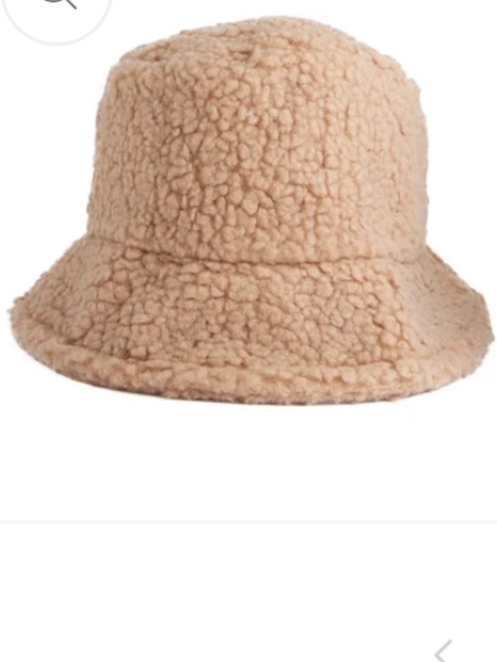 HOWARDS Morgan Teddy Bear Bucket Hat Mocha one size NWT